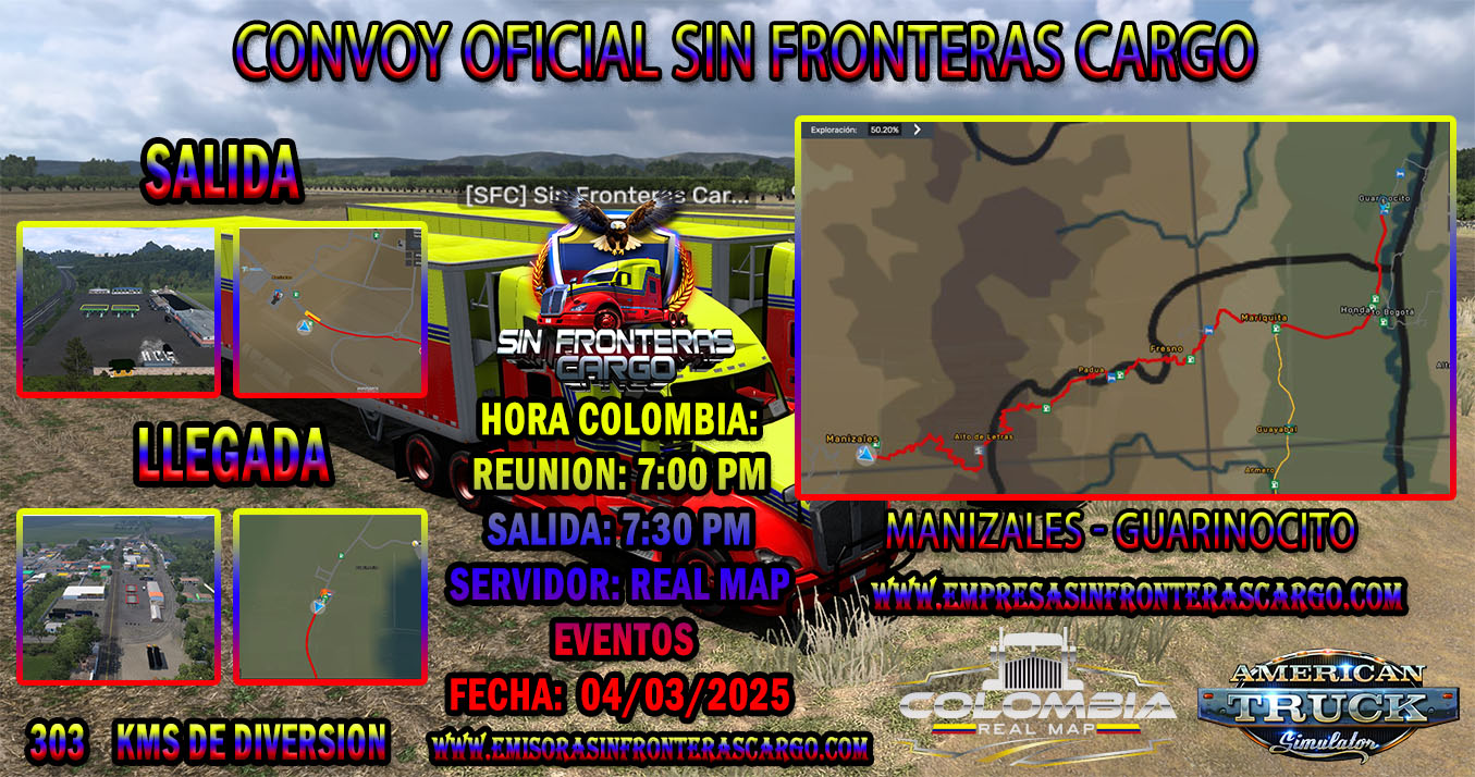 Mapa del evento