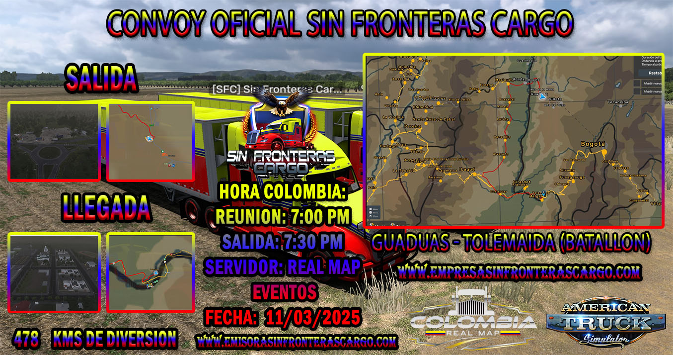 Mapa del evento